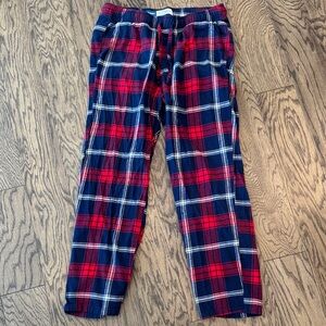 Old Navy Red and Blue Plaid Lounge Pants